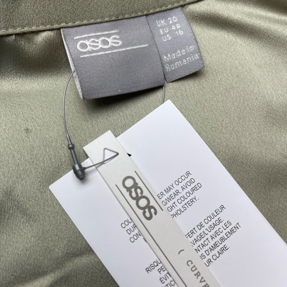 ASOS Button Down Tie Knot Dress - Picture 4 of 8